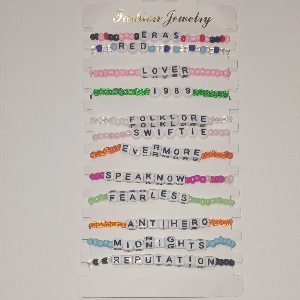 12 Taylor Swift Eras Tour Bracelets
